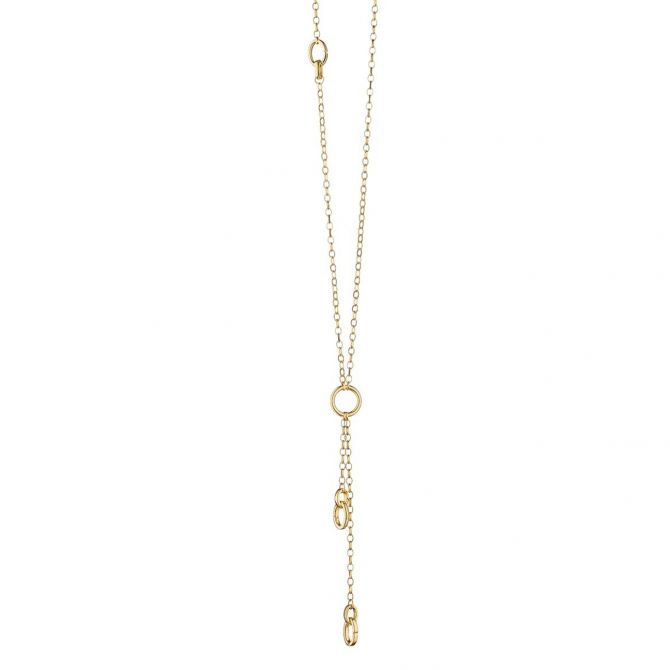 Monica Rich Kosann "Design Your Own" Small Link Charm Chain Necklace, 3 Charm Stations, 30"