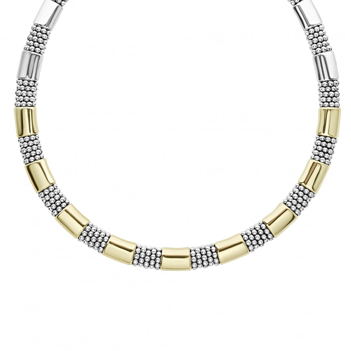 LAGOS High Bar Gold Caviar Necklace