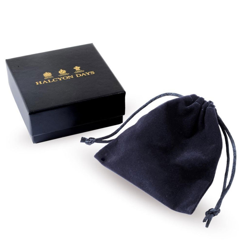 Halcyon Days Bee Sparkle Trellis Bangle, Black and Palladium