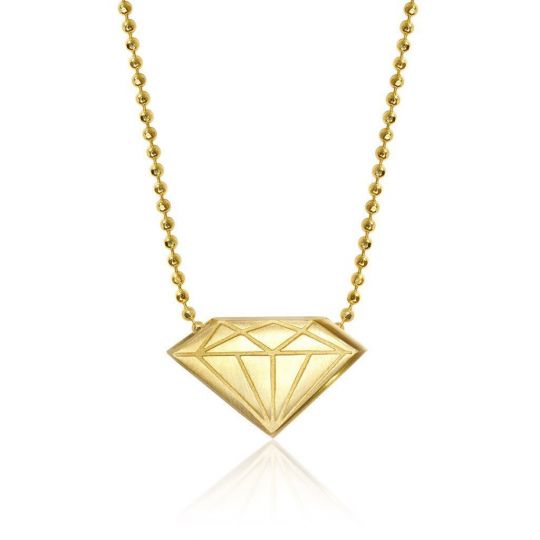 Alex Woo 14k Yellow Gold Little Princess Diamond Shape Pendant 16 Borsheims - Best Diamond Shaped Pendant Necklace Alex Woo 14k Yellow Gold Little Princess Diamond Shape Pendant 16 Borsheims - Best Diamond Shaped Pendant Necklace