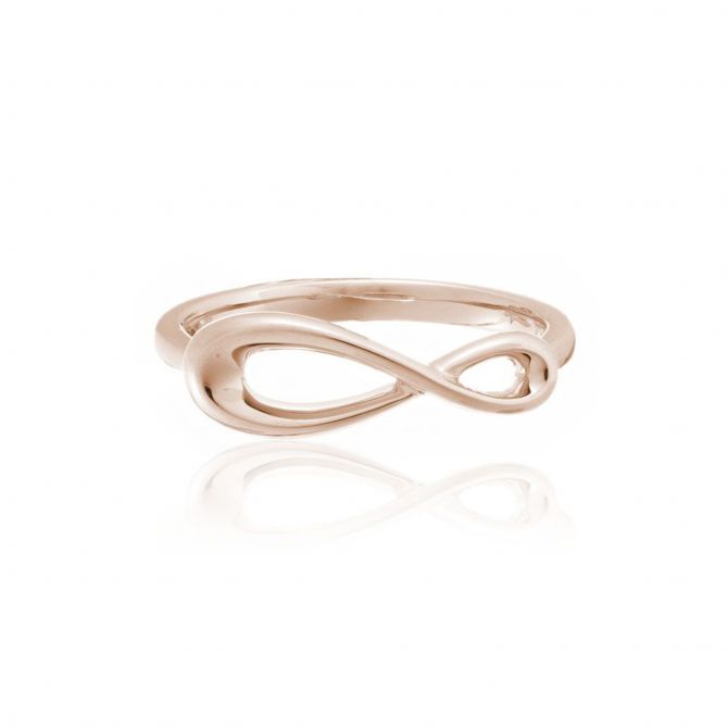Rose Gold Horizontal Cypress Ring
