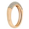 Pesavento Thin Diamanti Ring in 18K Rose Gold with Champagne Diamond Dust