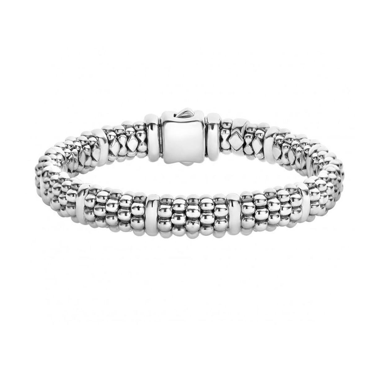 LAGOS Sterling Silver Signature Caviar Beaded Bracelet, 7