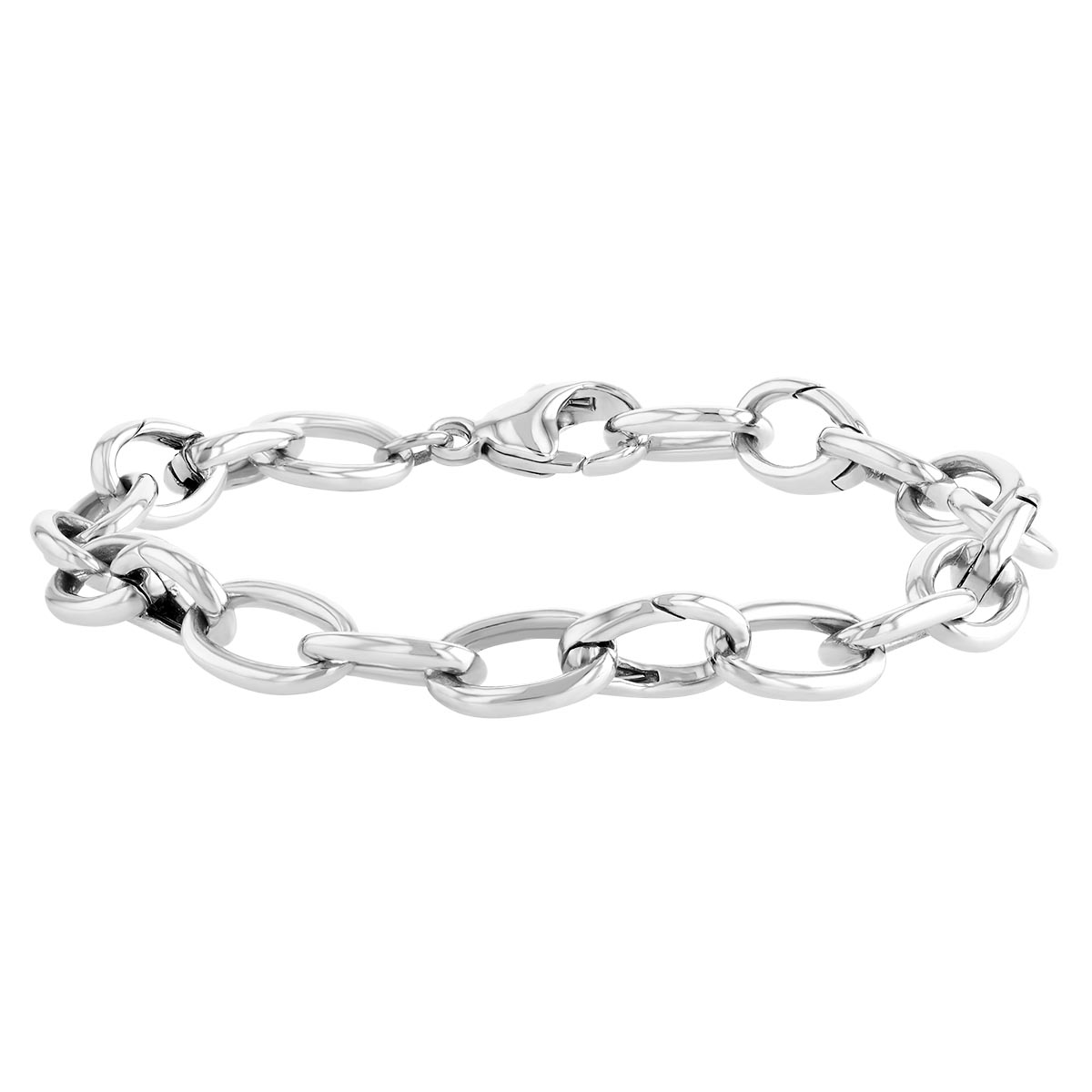 Monica Rich Kosann Sterling Silver Charm Bracelet, Hinged Links, 7.5 ...