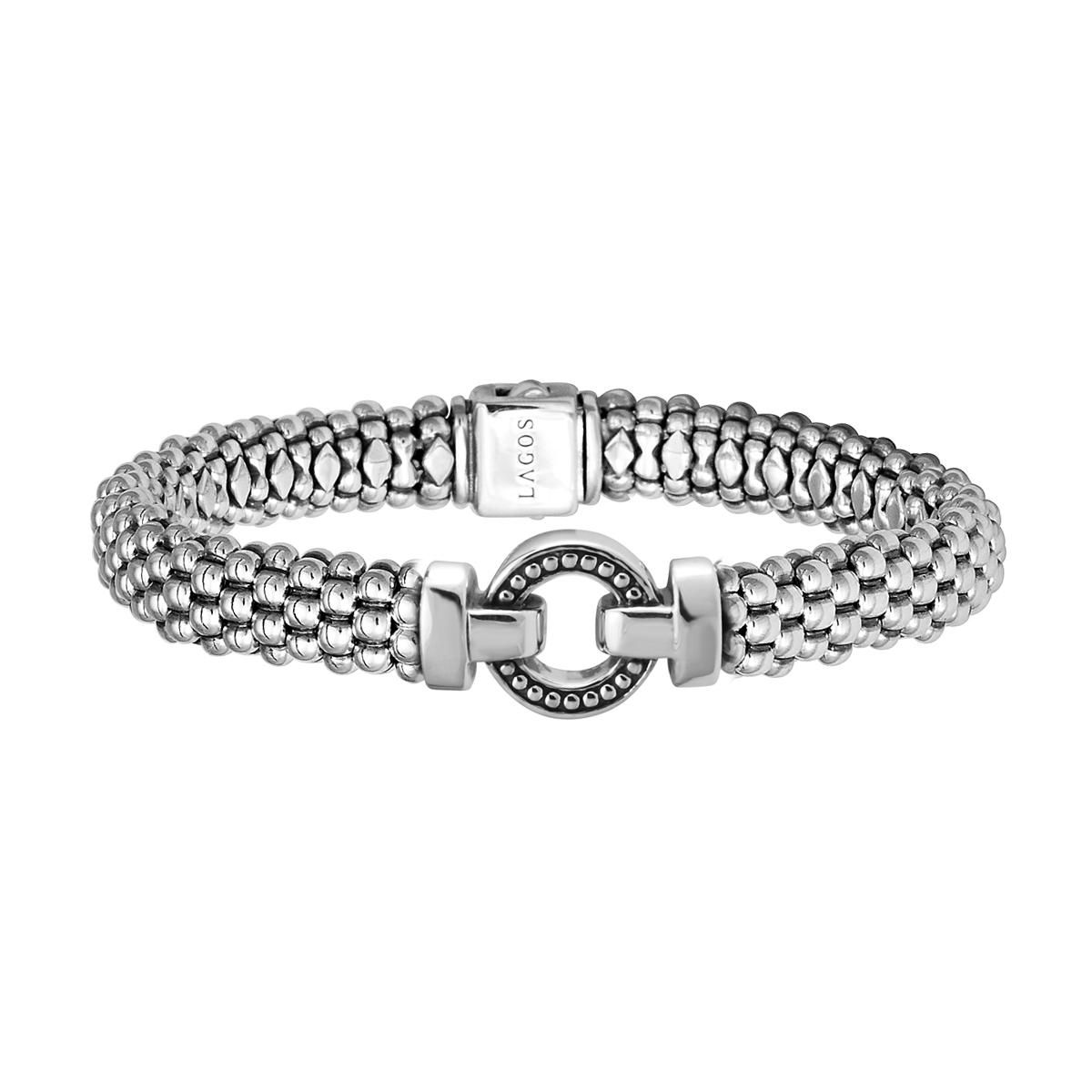 LAGOS Sterling Silver Enso Circle Rope Bracelet