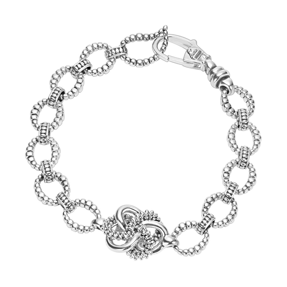LAGOS Sterling Silver Love Knot Link Bracelet | Borsheims