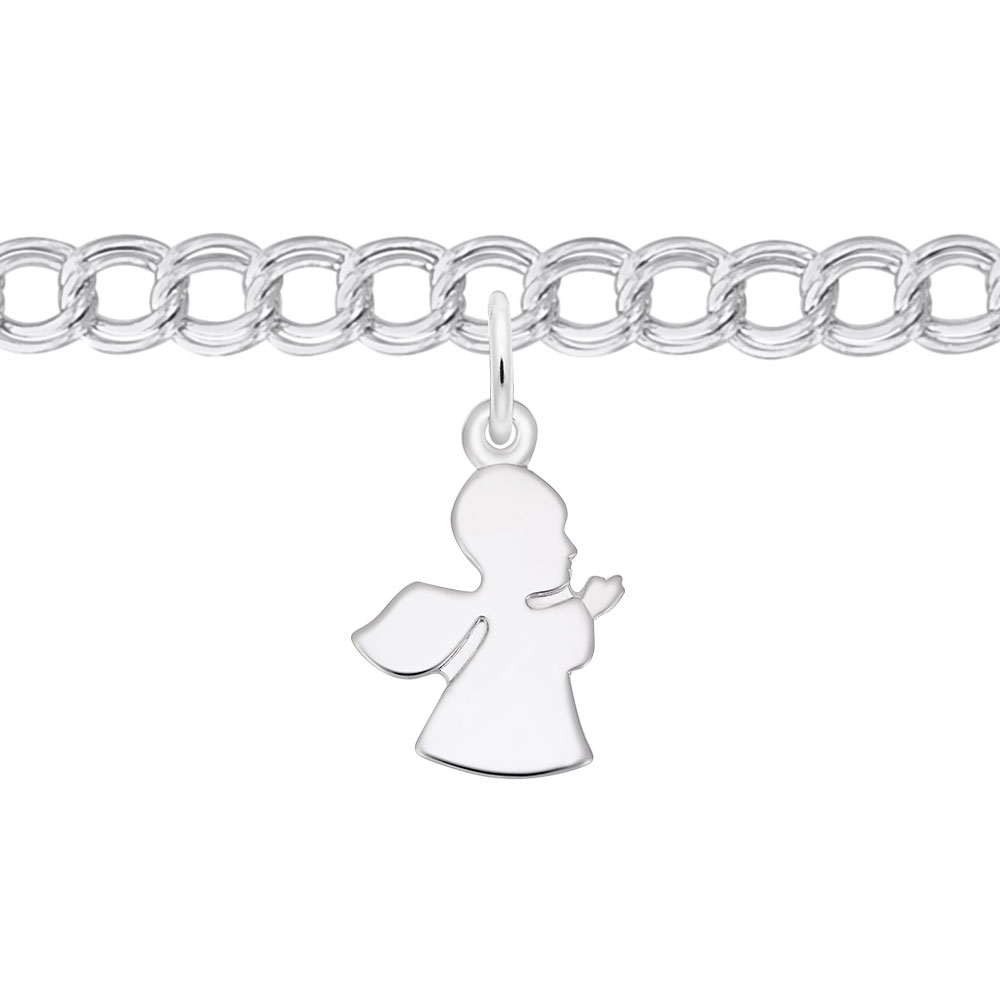 Rembrandt Sterling Silver Angel Charm Bracelet Set