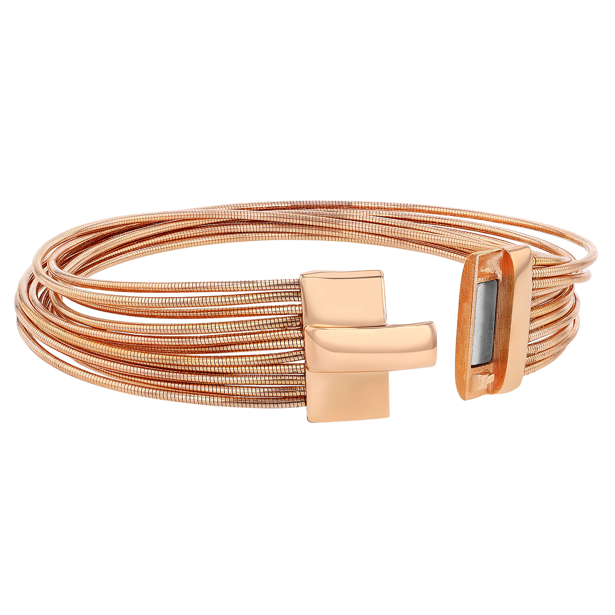 Pesavento DNA Spring Rose Tone Multi-Strand Bracelet, 7