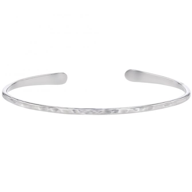 Sterling Silver Hammered Cuff Bracelet