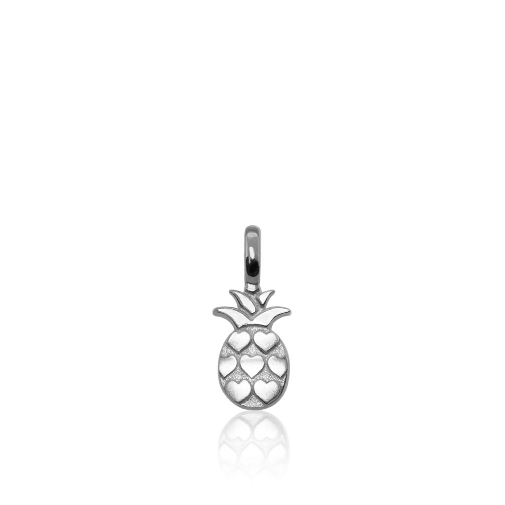 Alex Woo Mini Additions Pineapple Charm, Sterling Silver