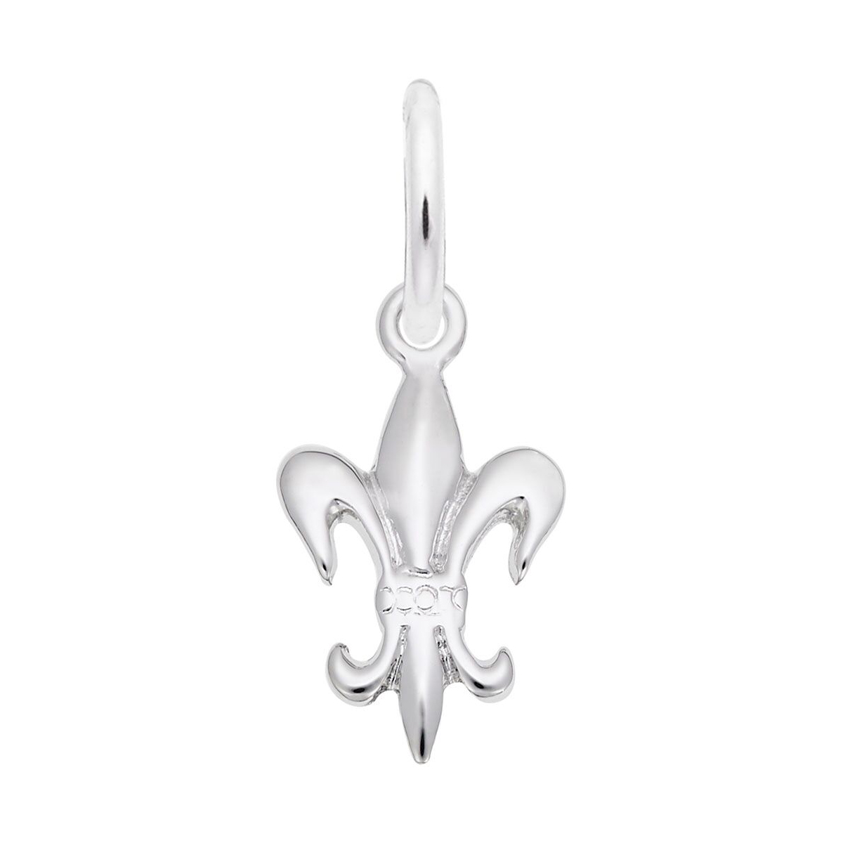 Rembrandt Fleur De Lis Charm in Sterling Silver