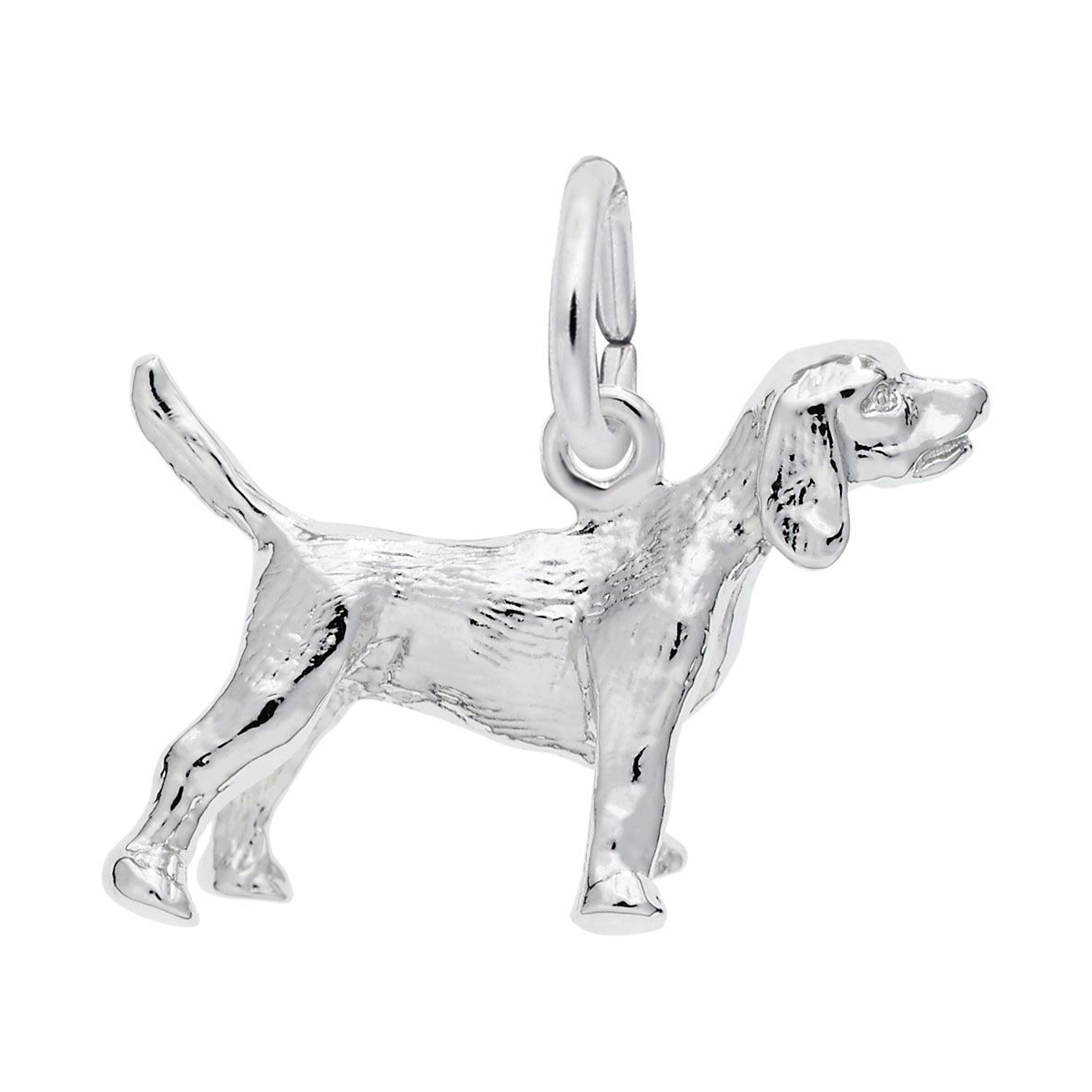Rembrandt Charms Beagle Charm in Sterling Silver