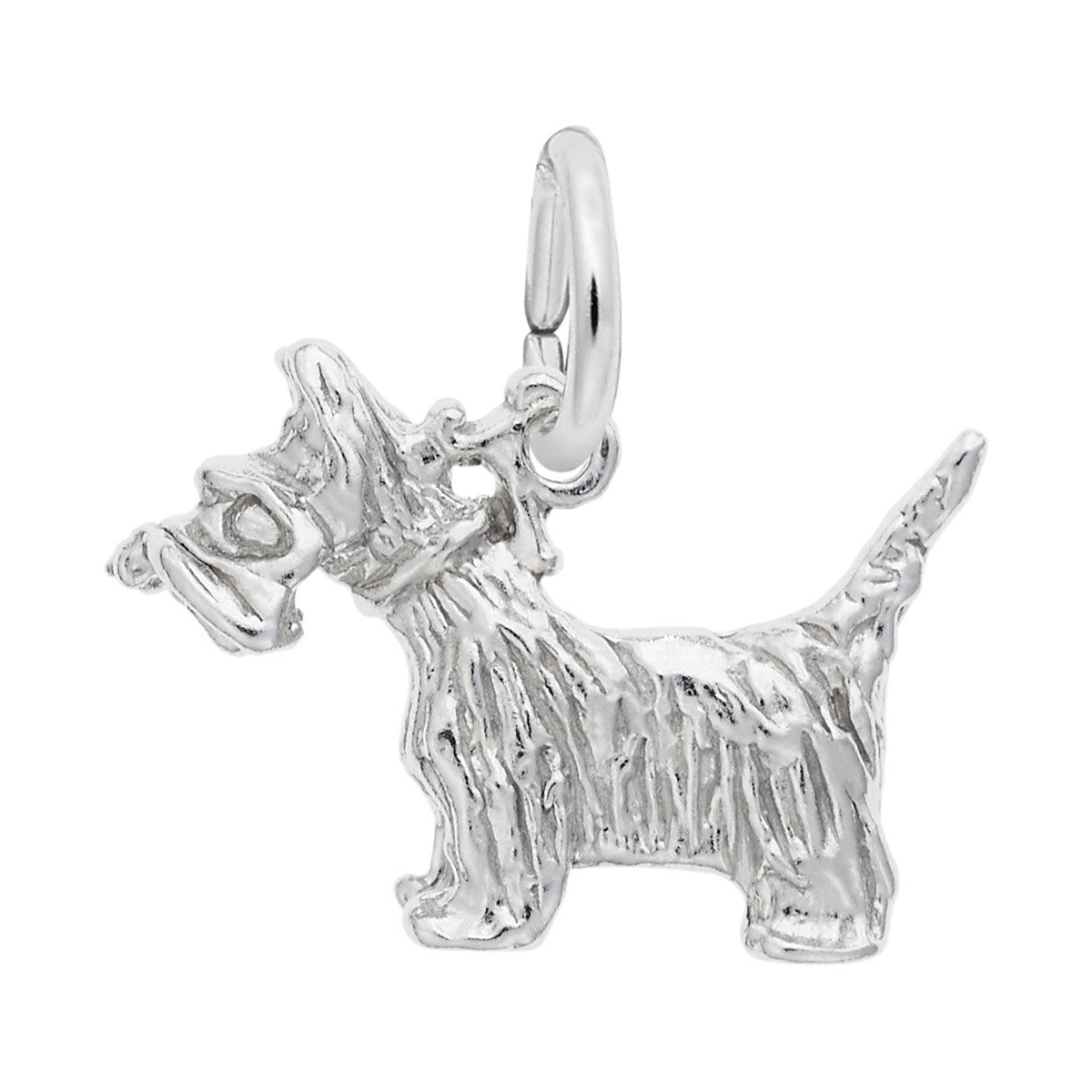 Rembrandt Charms Scottie Dog Charm in Sterling Silver