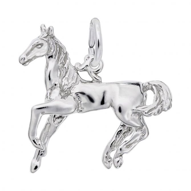Rembrandt Charms Horse Charm in Sterling Silver
