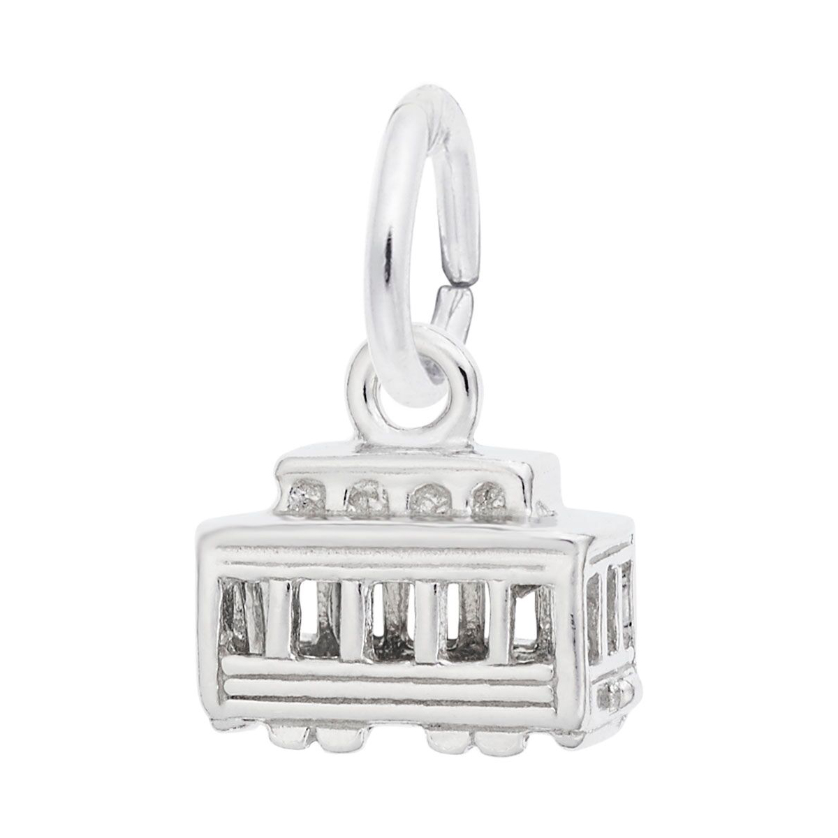 Rembrandt Charm Cable Car Charm in Sterling Silver
