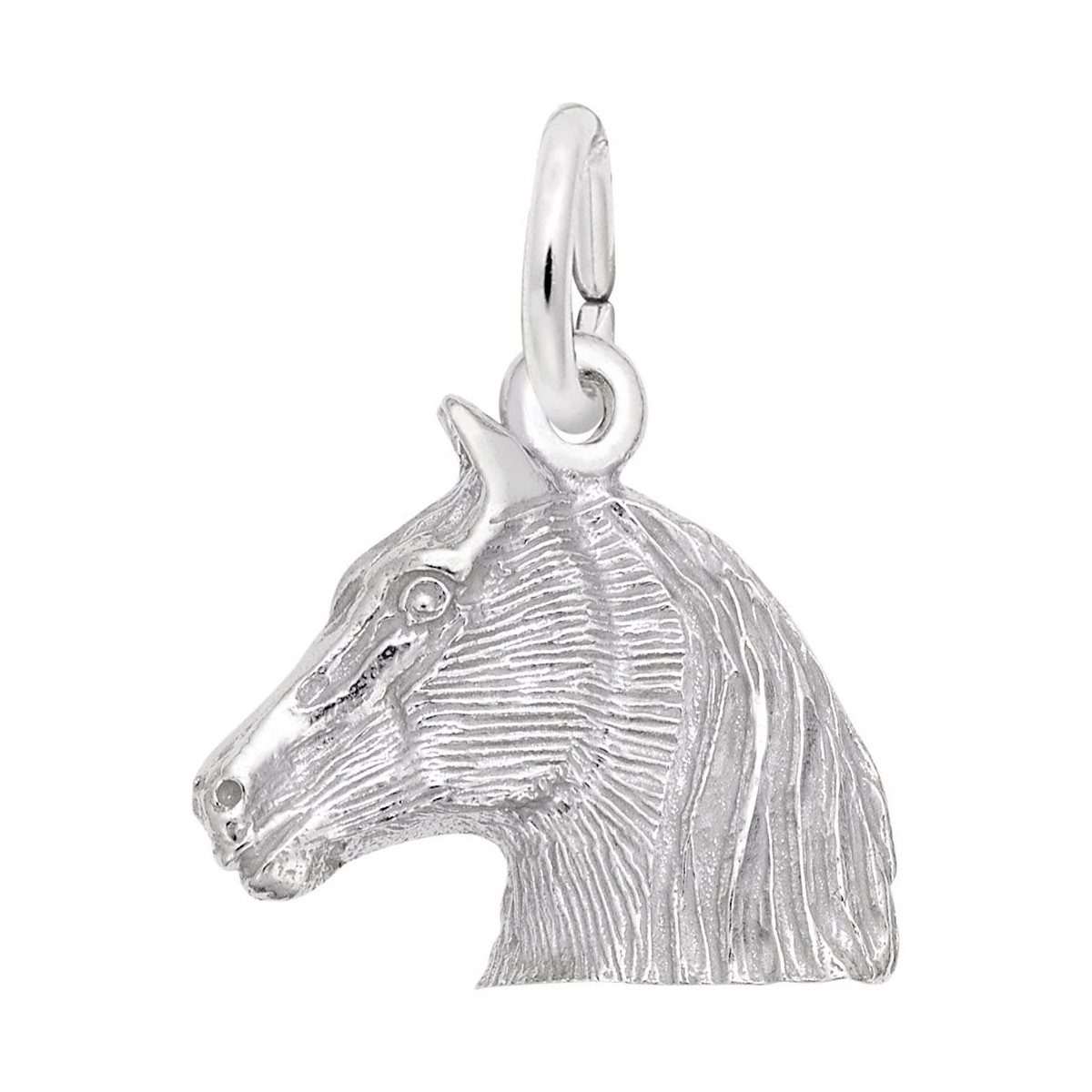 Rembrandt Charms Horse Head Charm in Sterling Silver