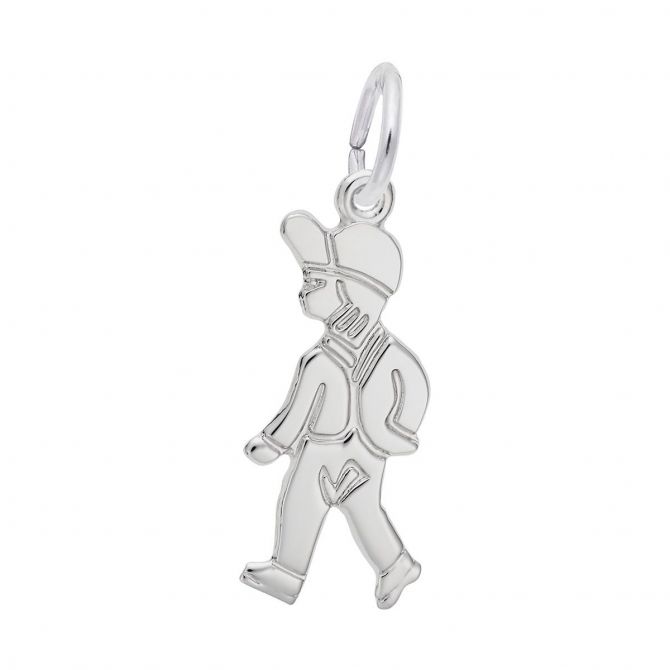 Rembrandt Charms Boy Charm in Sterling Silver