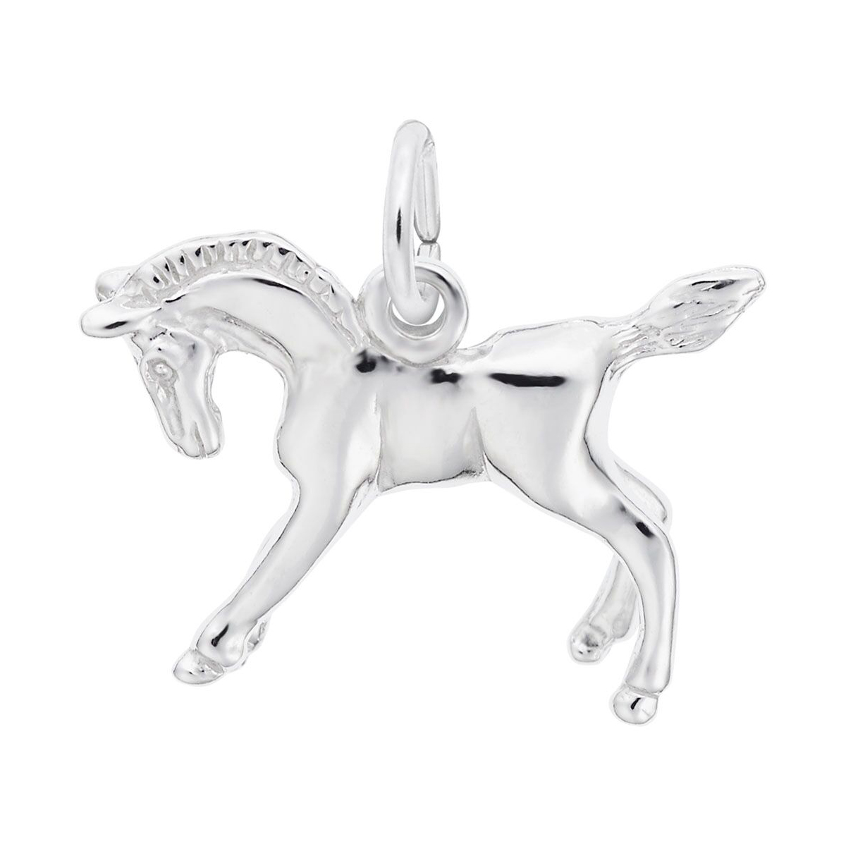 Rembrandt Charms Horse Gallop Charm in Sterling Silver