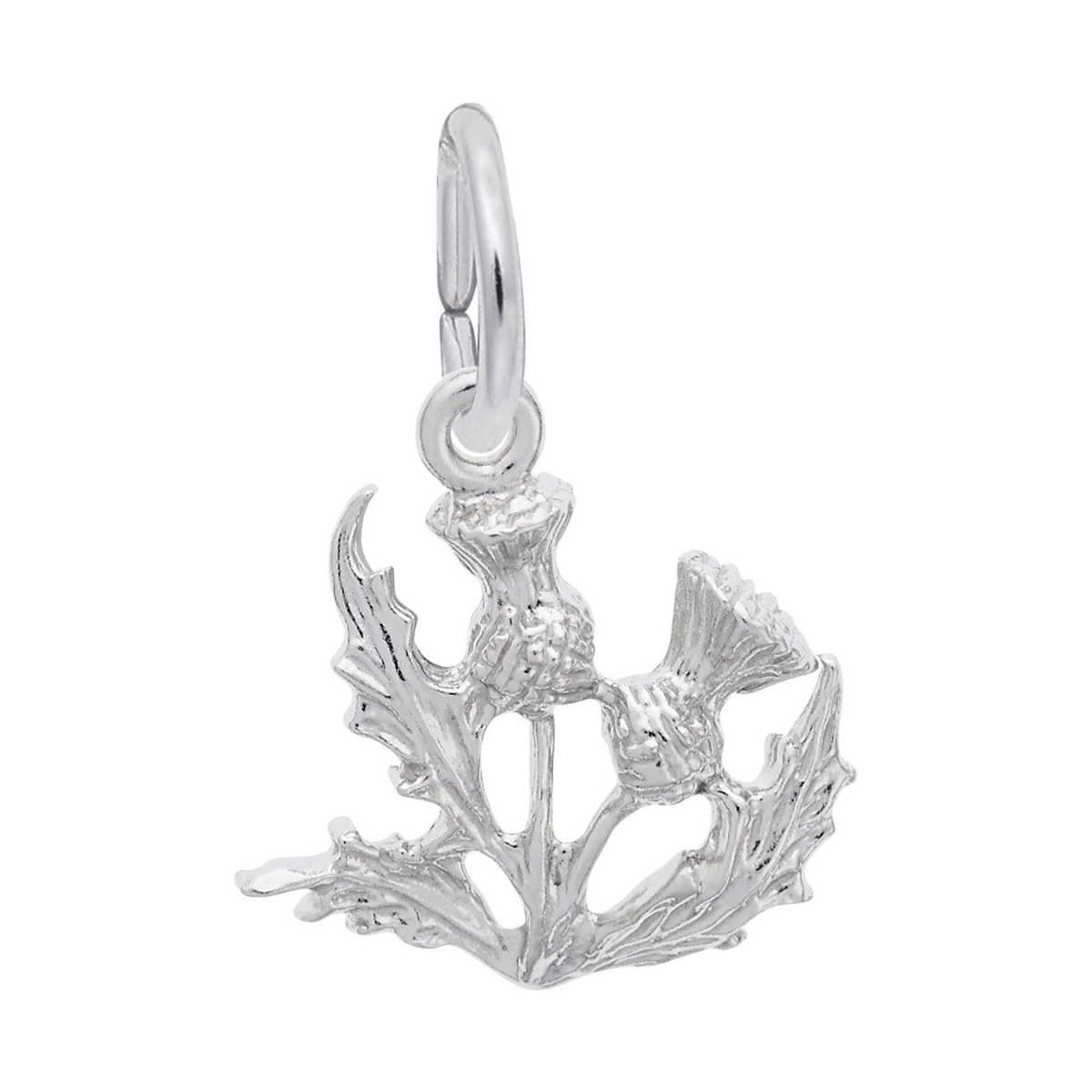 Rembrandt Charms Thistle Charm in Sterling Silver