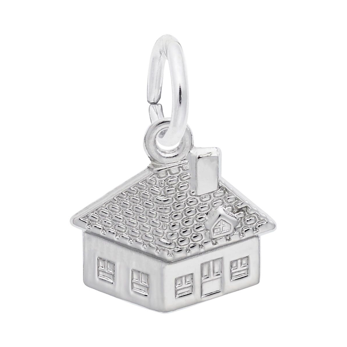 Rembrandt Charms House Charm in Sterling Silver