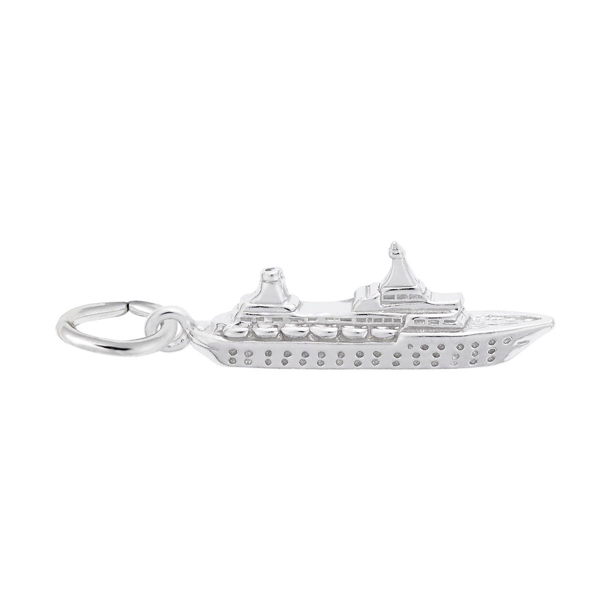 Rembrandt Charms Ship Charm in Sterling Silver