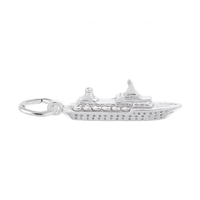 Rembrandt Charms Ship Charm in Sterling Silver