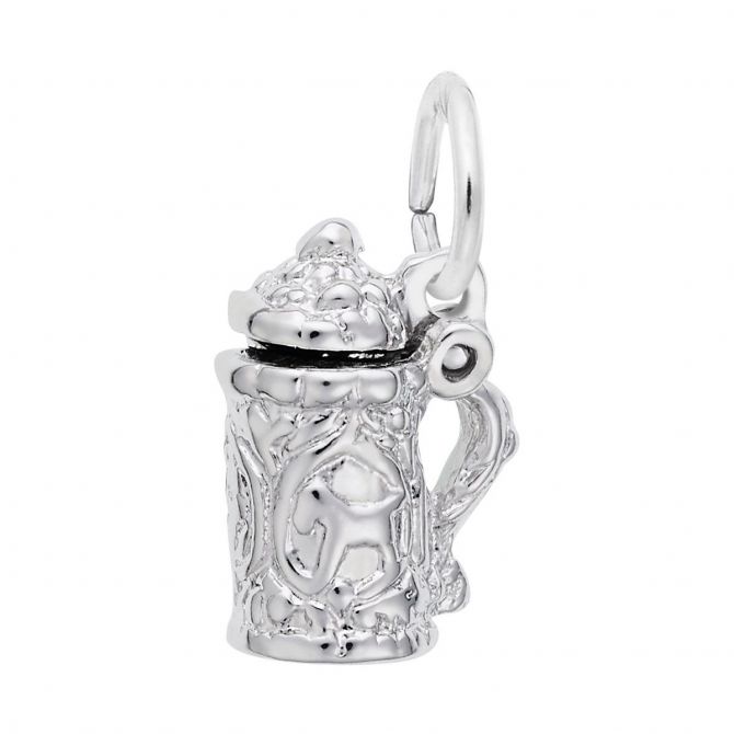 Rembrandt Charms Beer Stein Charm in Sterling Silver