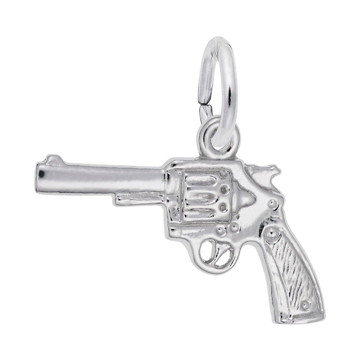 Rembrandt Charms Gun Charm in Sterling Silver