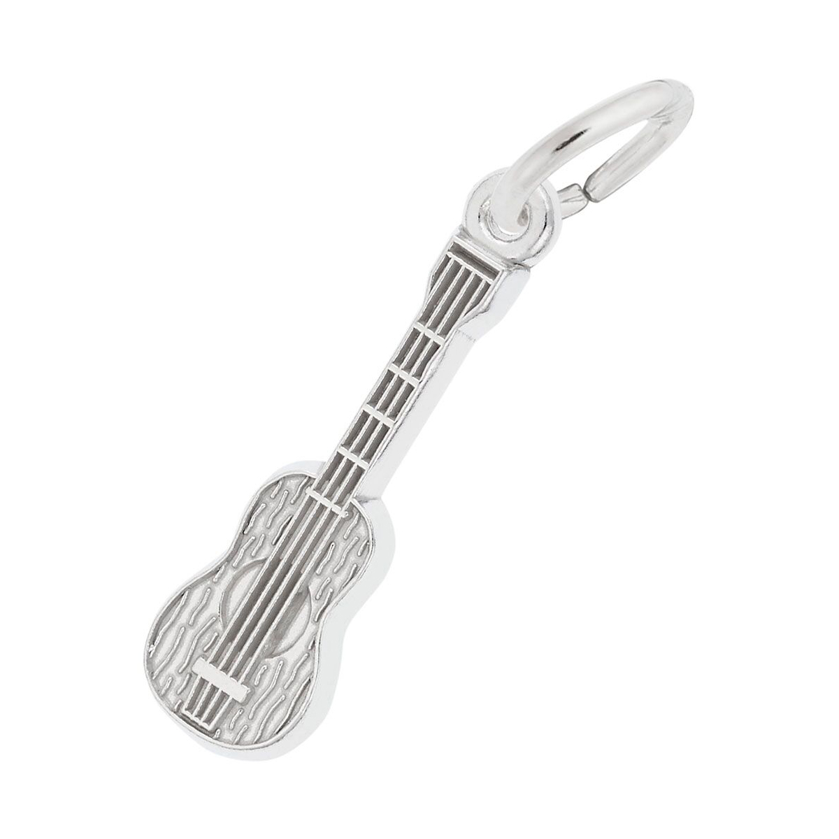 Rembrandt Charms Guitar Charm in Sterling Silver