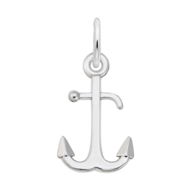 Rembrandt Charms Anchor Charm in Sterling Silver