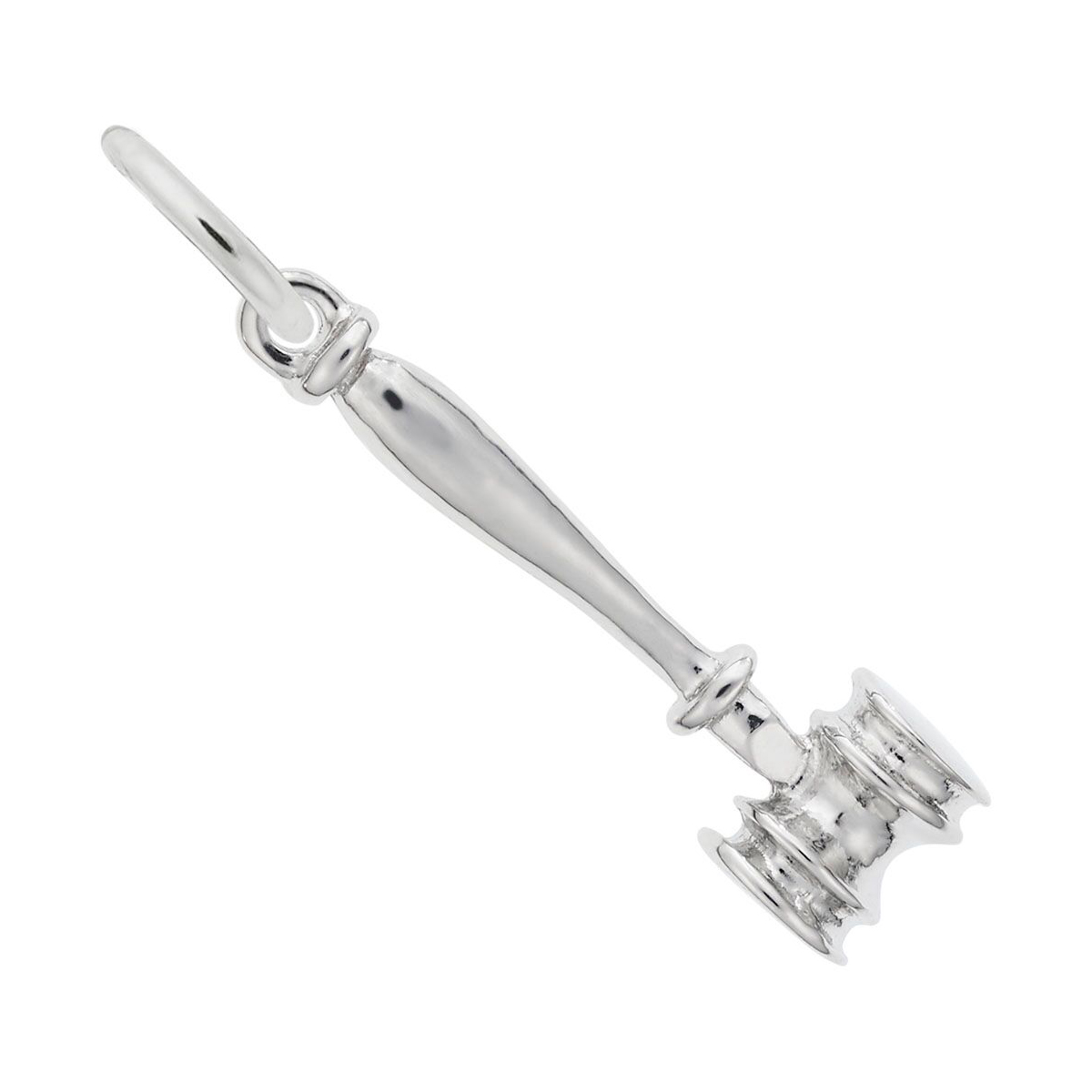 Rembrandt Charms Gravel Charm in Sterling Silver
