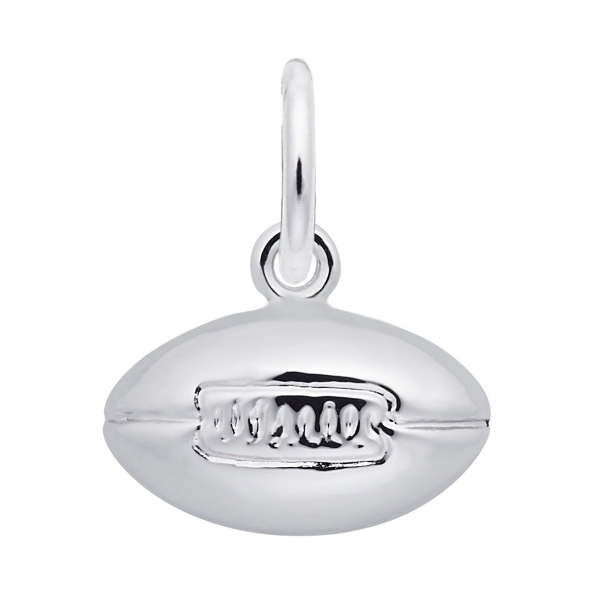 Rembrandt Charms Football Charm in Sterling Silver