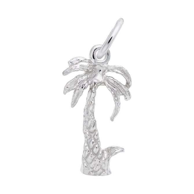 Rembrandt Charms Palm Tree Charm in Sterling Silver