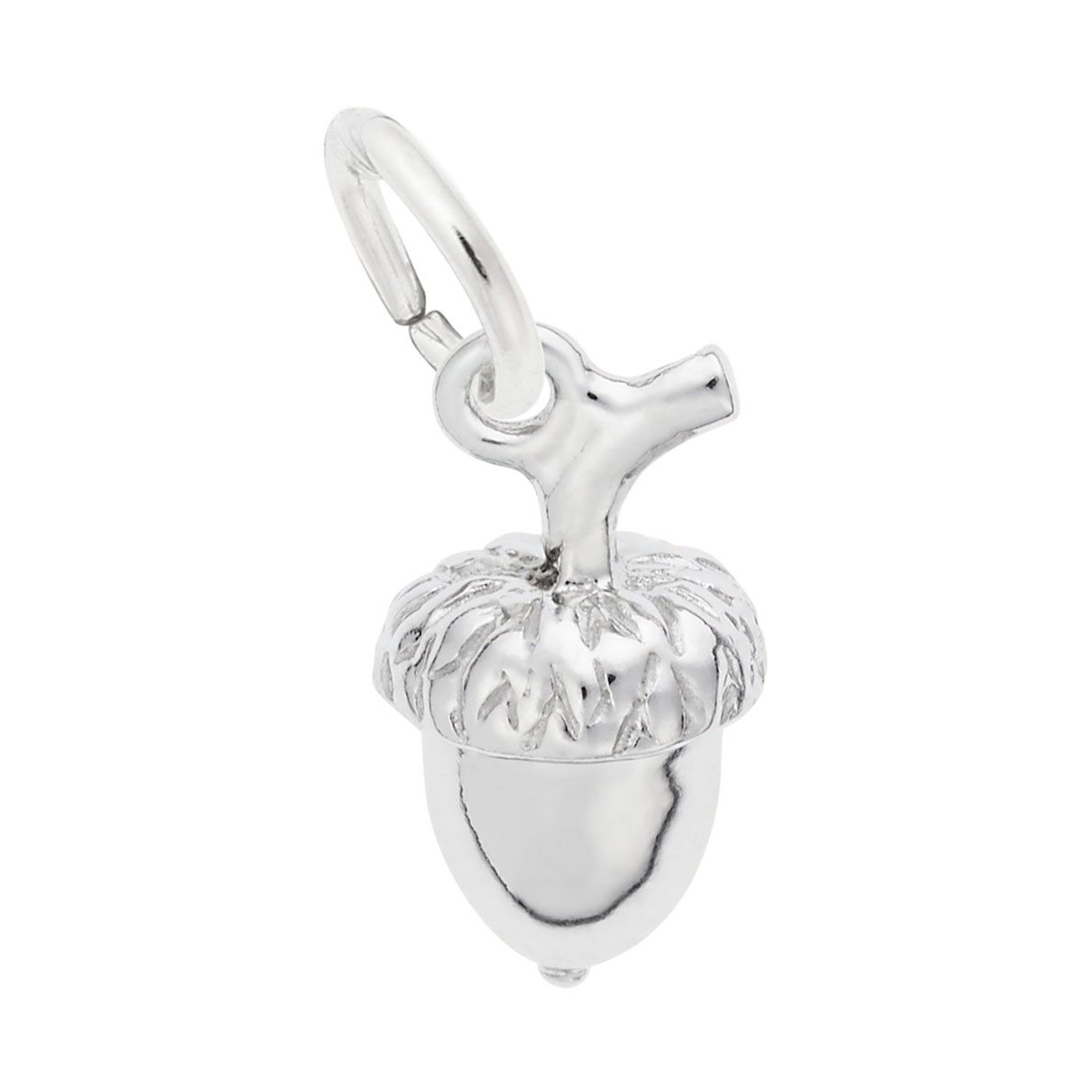 Rembrandt Charms Acorn Accent Charm in Sterling Silver