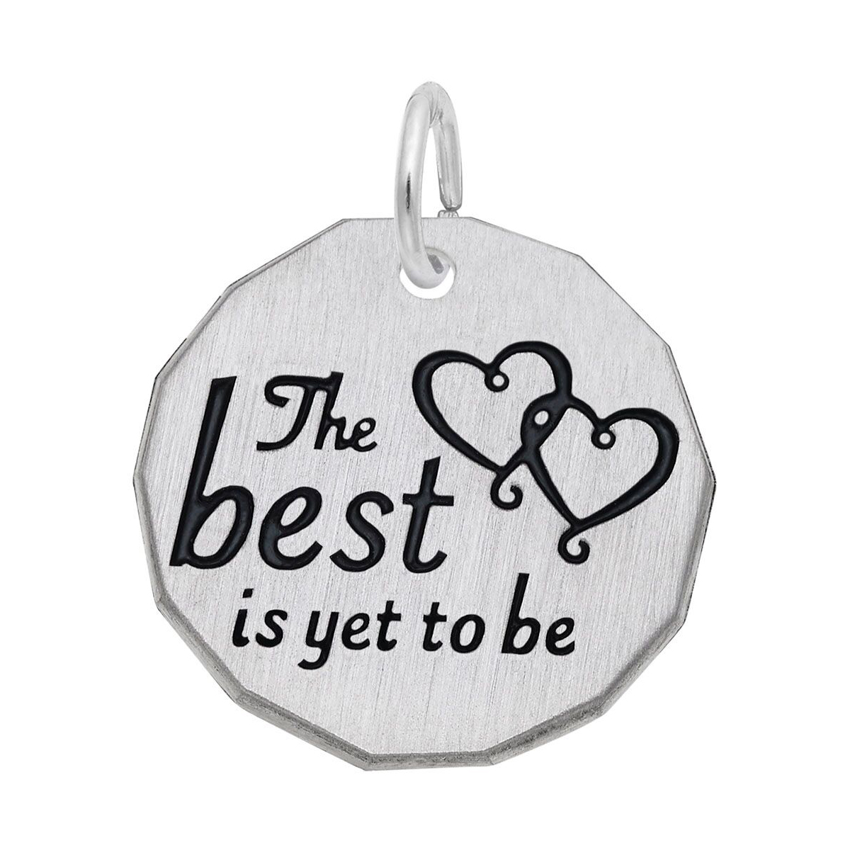 Rembrandt Charms The Best Is Yet To Come Charm in Sterling Silver
