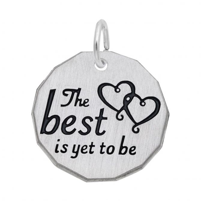 Rembrandt Charms The Best Is Yet To Come Charm in Sterling Silver