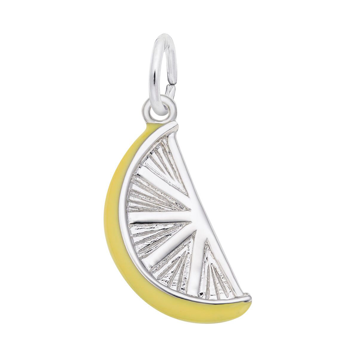 Rembrandt Charms Lemon Slice Charm in Sterling Silver
