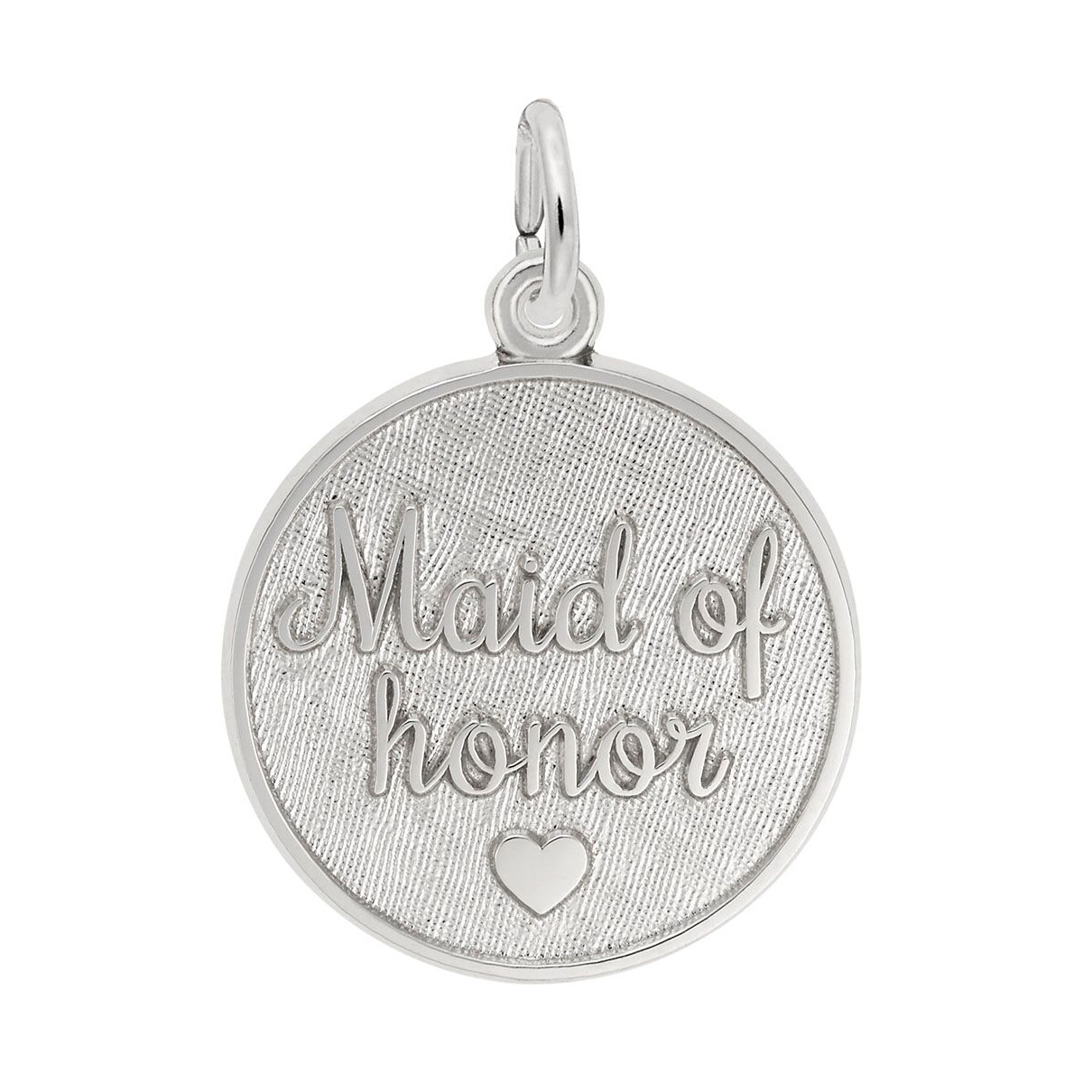 Rembrandt Charms Maid of Honor Charm in Sterling Silver