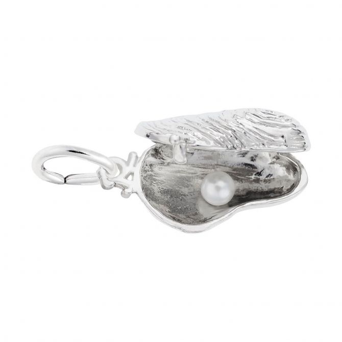 Rembrandt Charms Oyster Charm in Sterling Silver