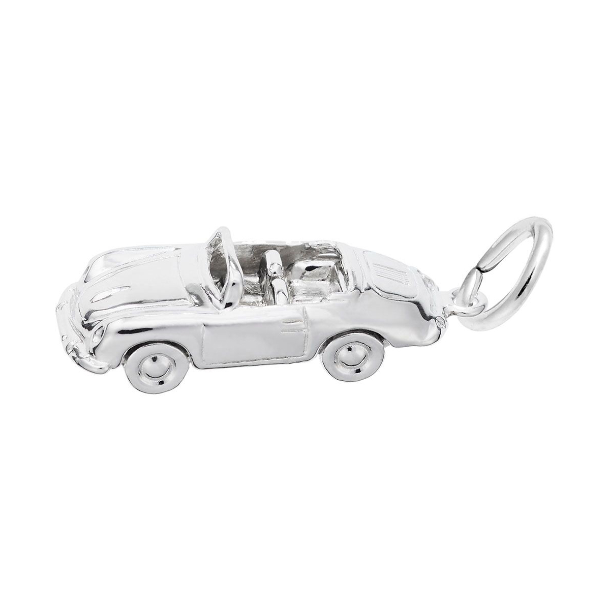 Rembrandt Charms Speedster Charm in Sterling Silver