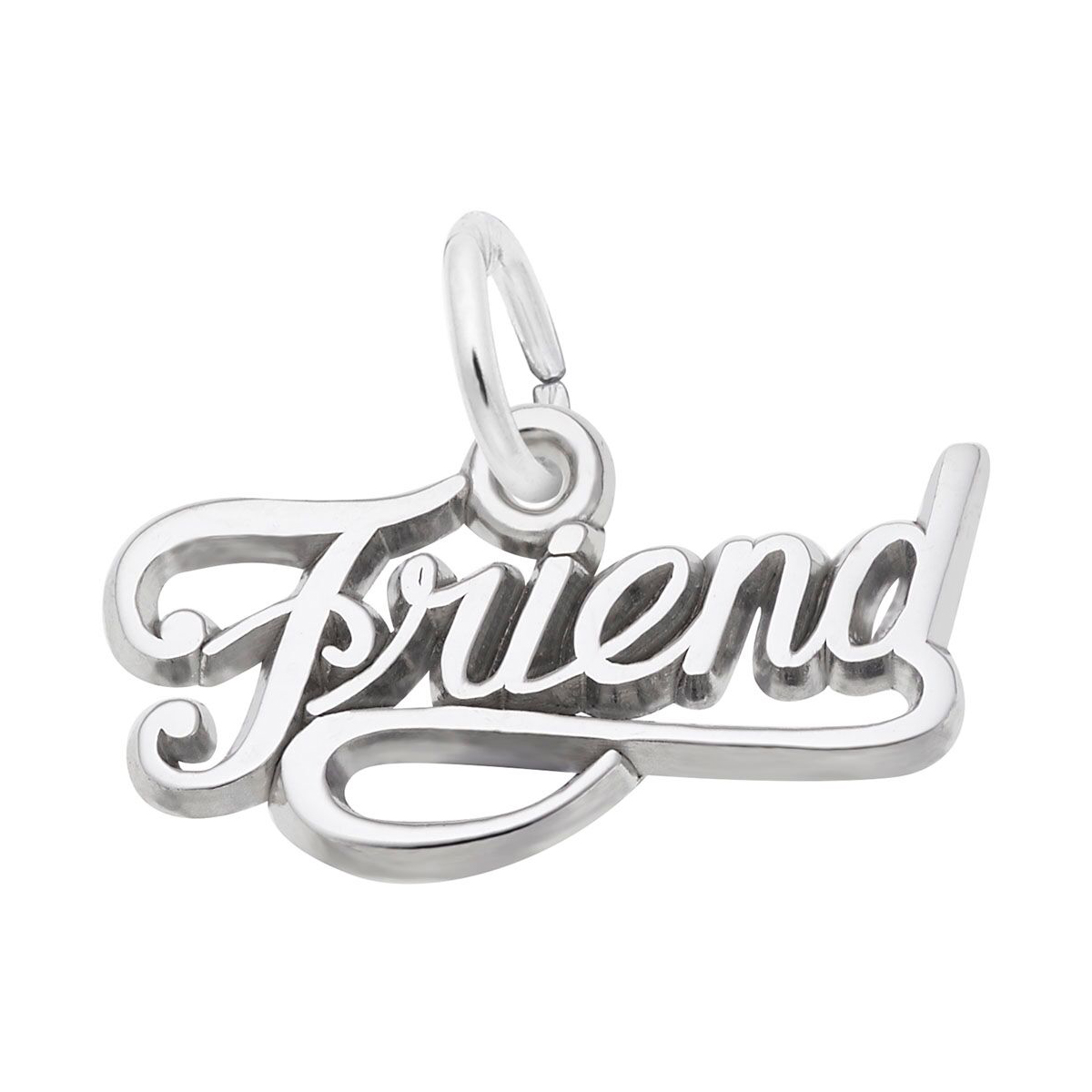 Rembrandt Charms Friend Charm in Sterling Silver
