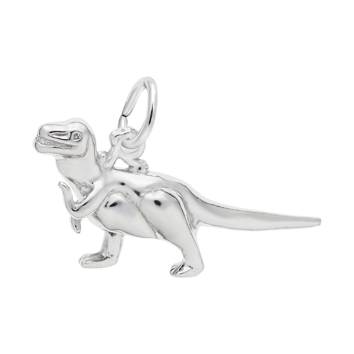 Rembrandt Charms T-Rex Charm in Sterling Silver