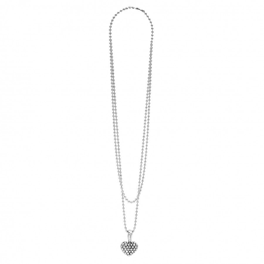 LAGOS Signature Gifts Beaded Heart Pendant