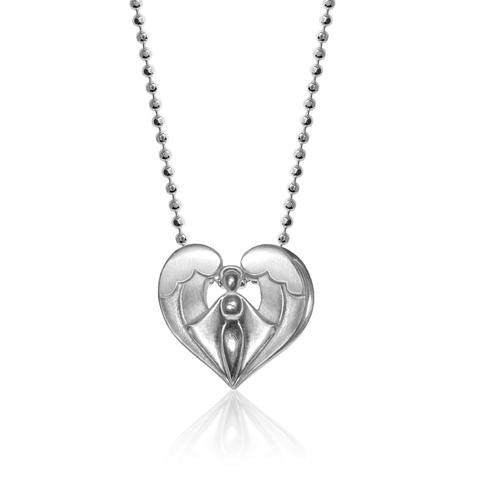 Alex Woo Sterling Silver Little Faith Angel Pendant, 16"