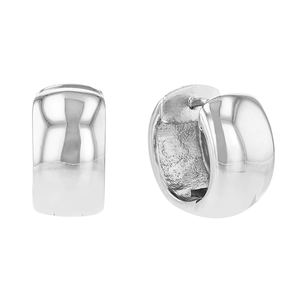 Sterling Silver Hoop Earrings, 1/2