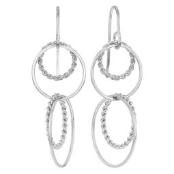 【STONEHENgE】Silhouette〜Silver Double Cubic Earrings X0017 STONEHENgE】Silhouette〜Silver Double Cubic Earrings X0017