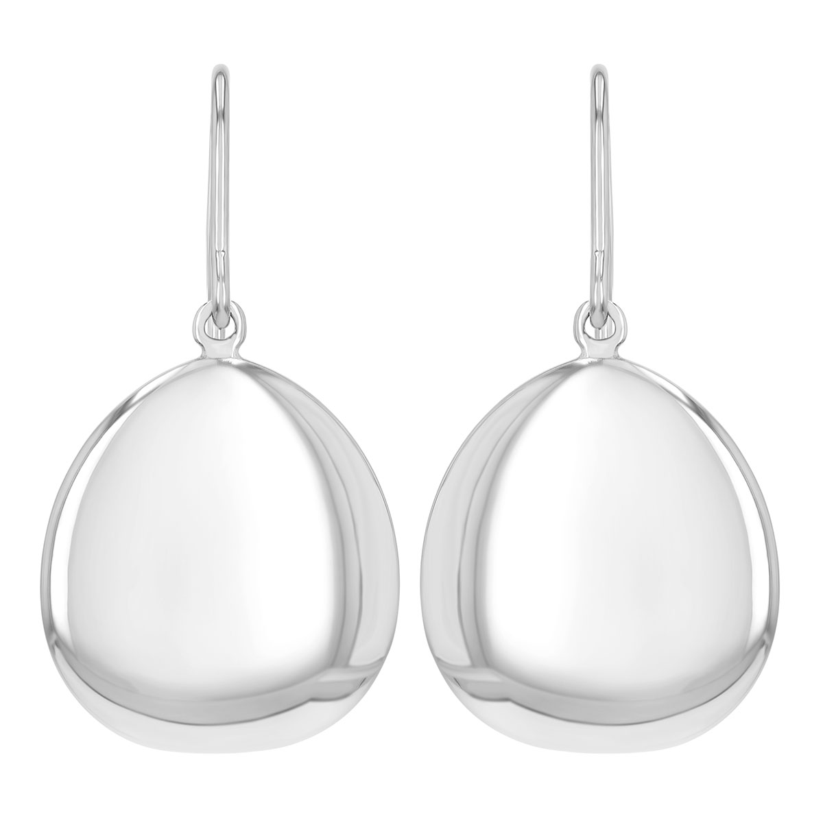 Sterling Silver Disc Dangle Earrings
