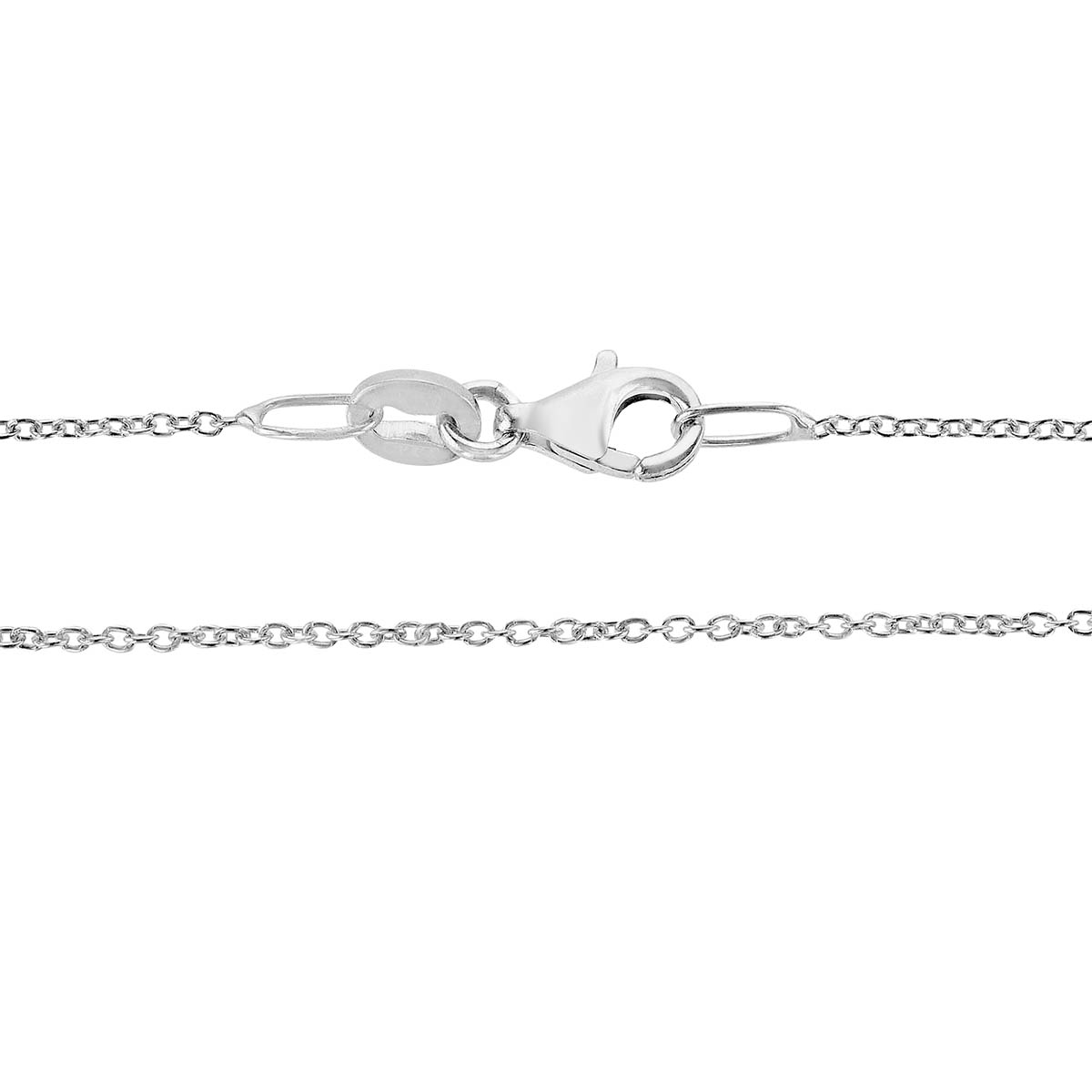 Sterling Silver .7 mm Cable Chain, 18