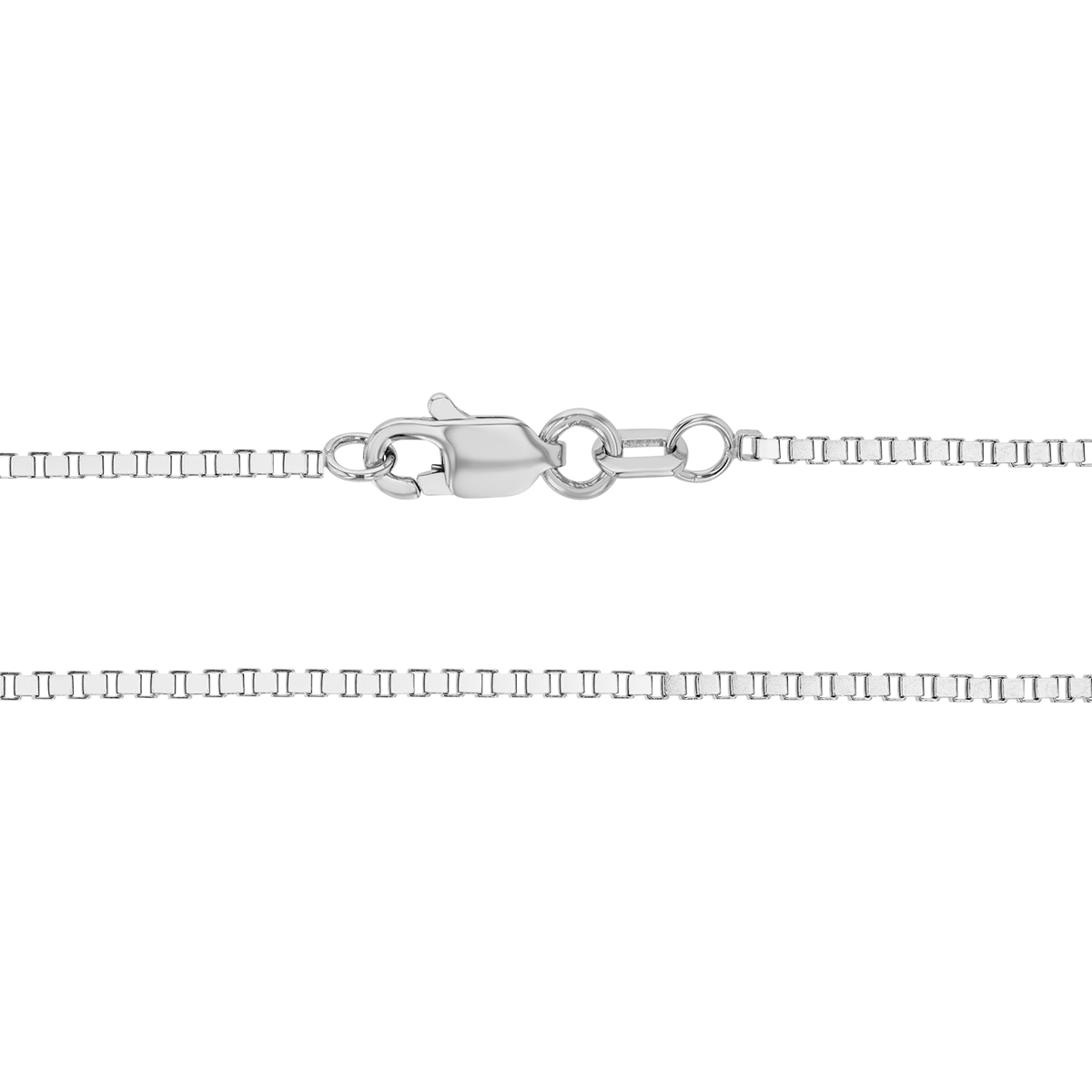 Sterling Silver 1.20 mm Box Chain Necklace, 16