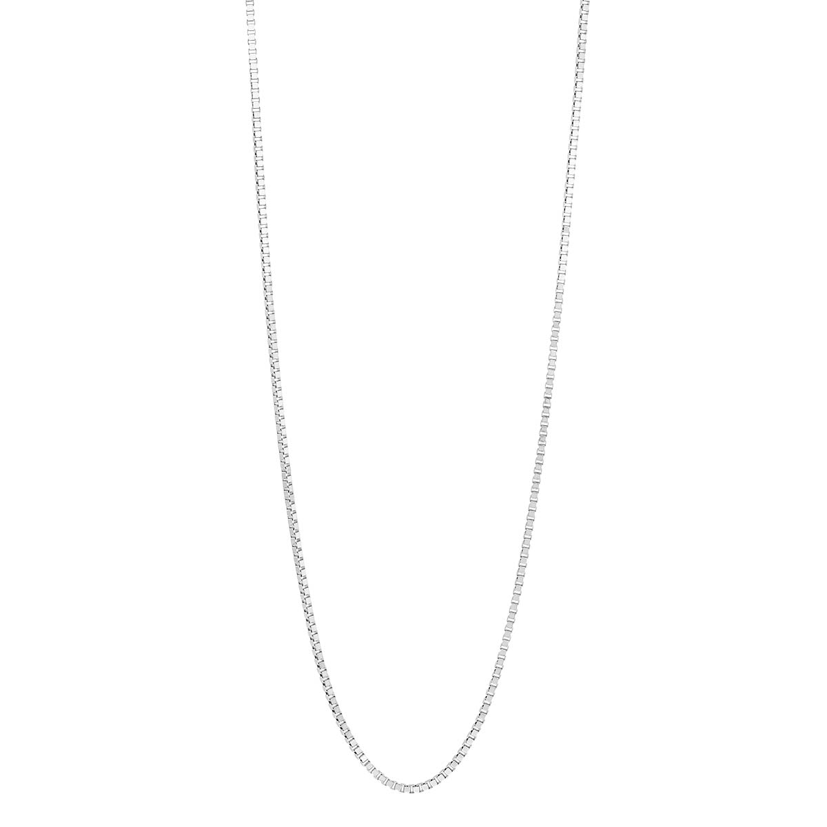 Sterling Silver 1.20 mm Box Chain Necklace, 24